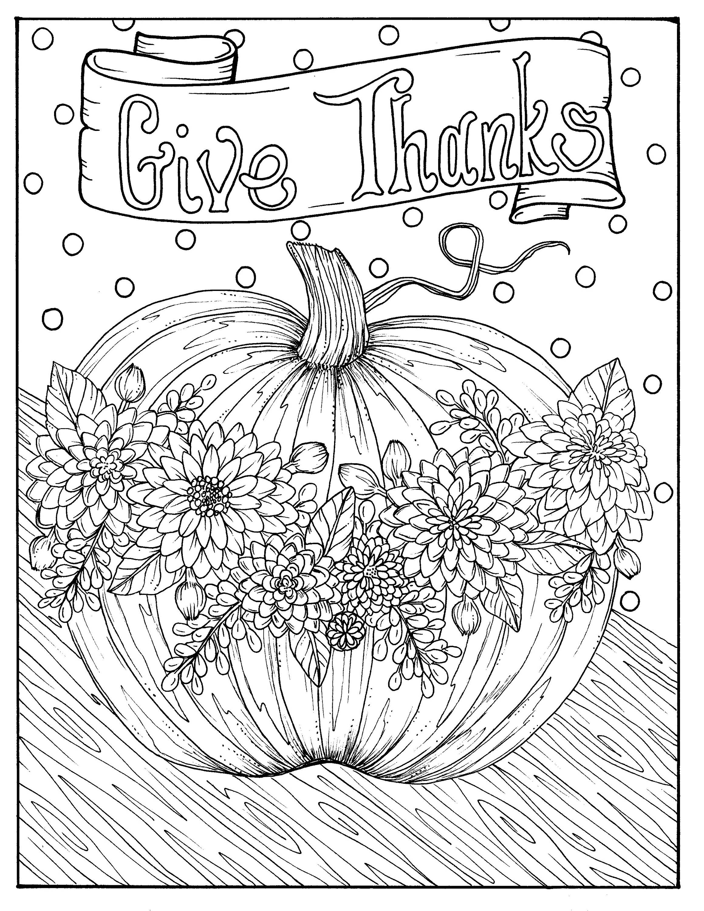 55 Printable Thanksgiving Coloring Pages 67