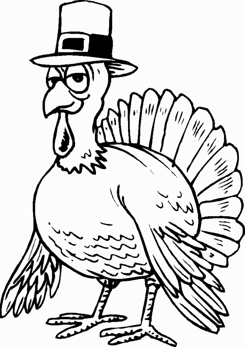 55 Printable Thanksgiving Coloring Pages 7