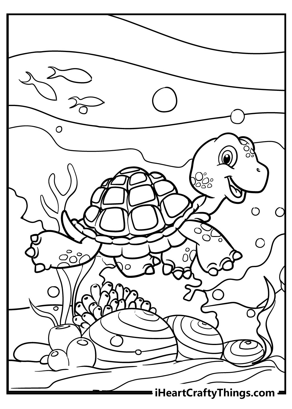 55 Sea Turtle Coloring Pages 30