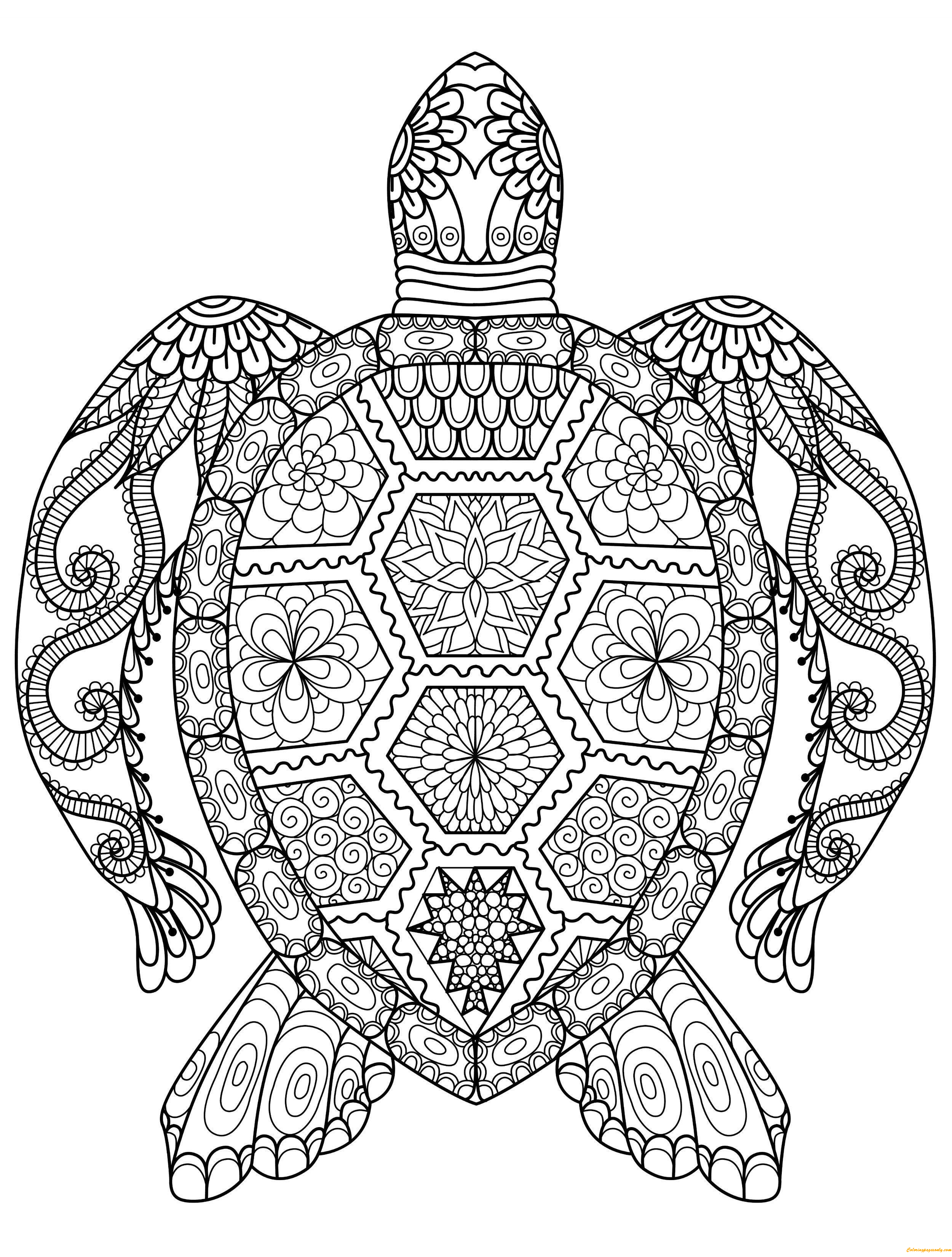 55 Sea Turtle Coloring Pages 32