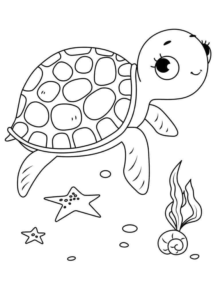 55 Sea Turtle Coloring Pages 41