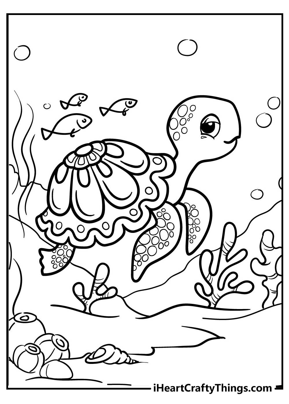 55 Sea Turtle Coloring Pages 59