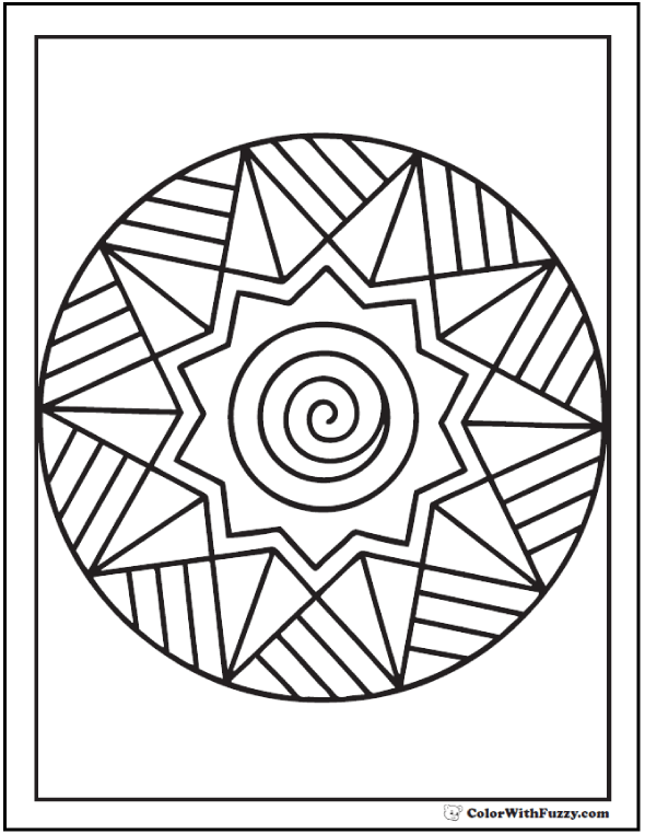 55 Simple Coloring Pages For Adults 31