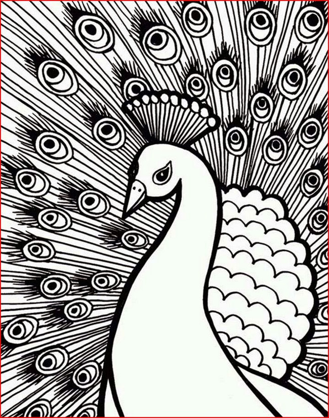 55 Simple Coloring Pages For Adults 32