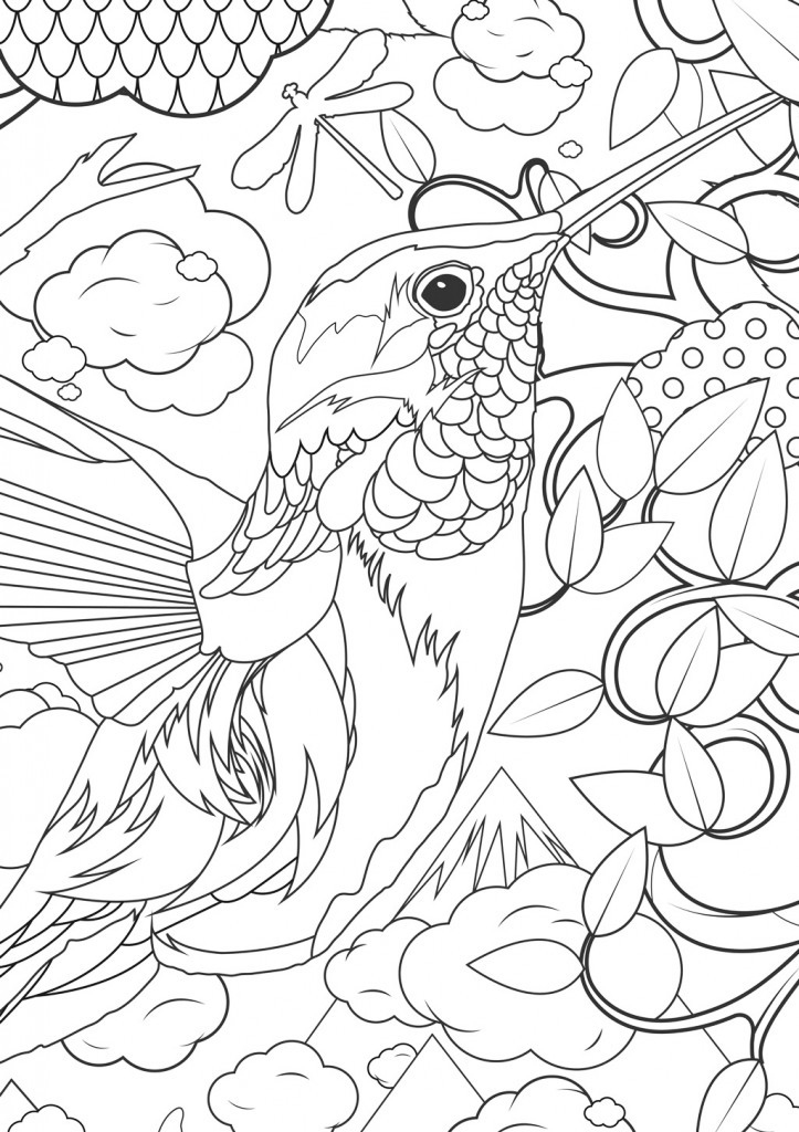 55 Simple Coloring Pages For Adults 35