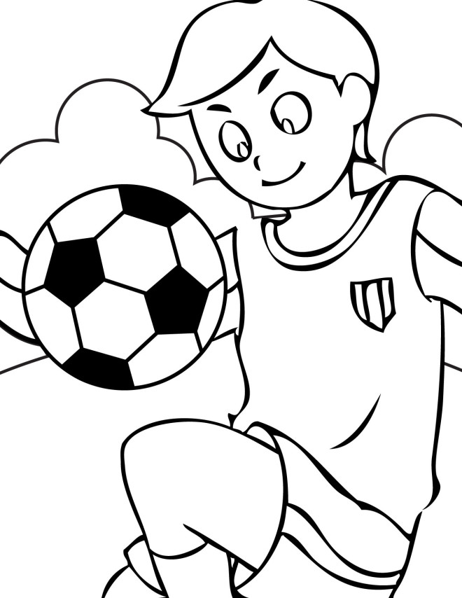 55 Soccer Coloring Sheets 14