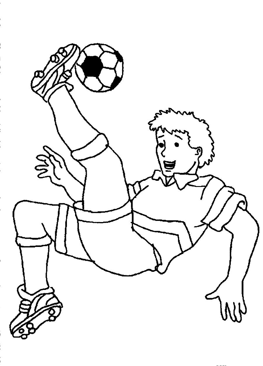 55 Soccer Coloring Sheets 31