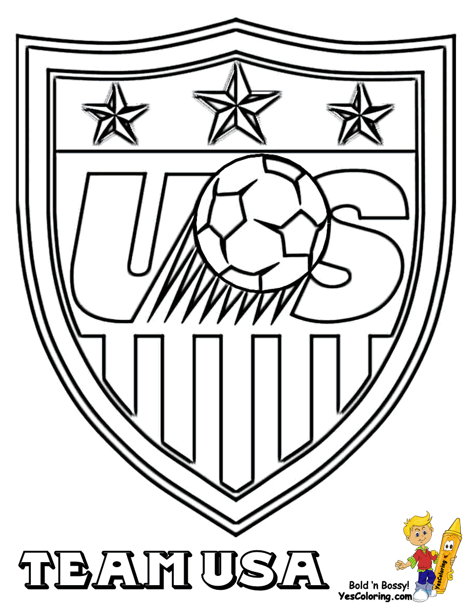 55 Soccer Coloring Sheets 35