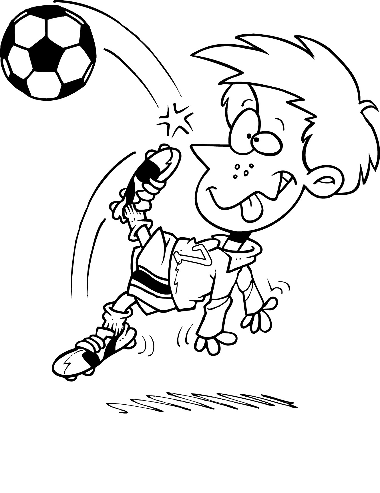 55 Soccer Coloring Sheets 54