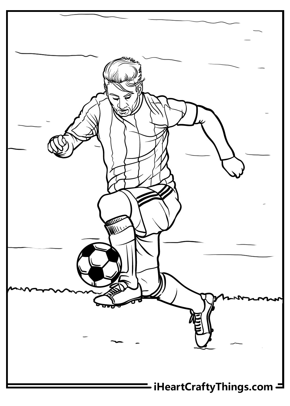 55 Soccer Coloring Sheets 57