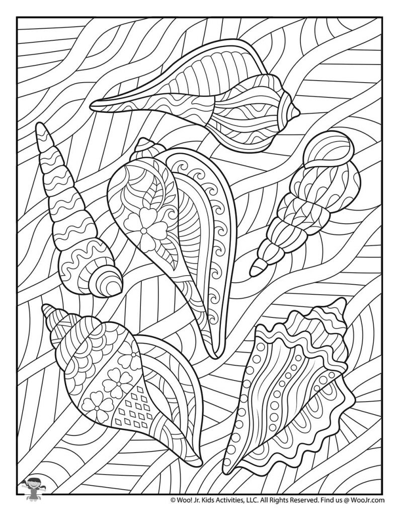 55 Summer Coloring Pages For Adults 26