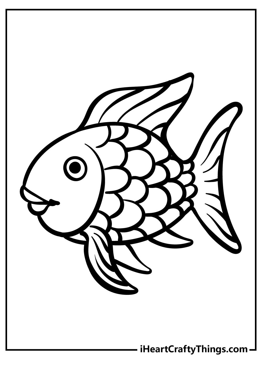 56 Fish Coloring Sheet 45