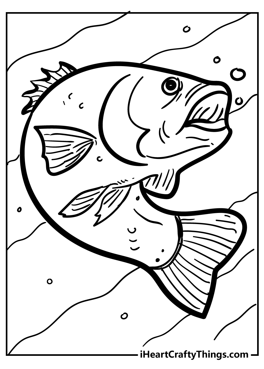 56 Fish Coloring Sheet 46