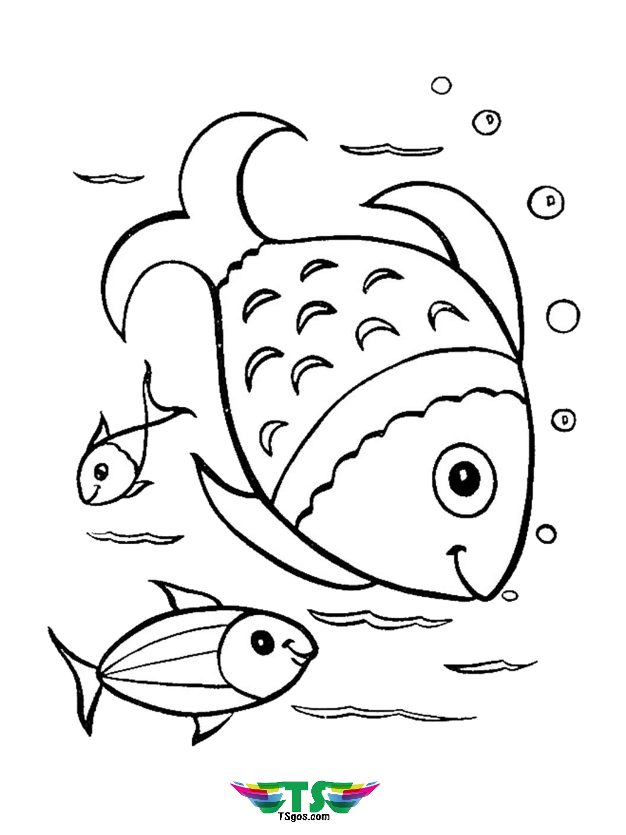 56 Fish Coloring Sheet 51