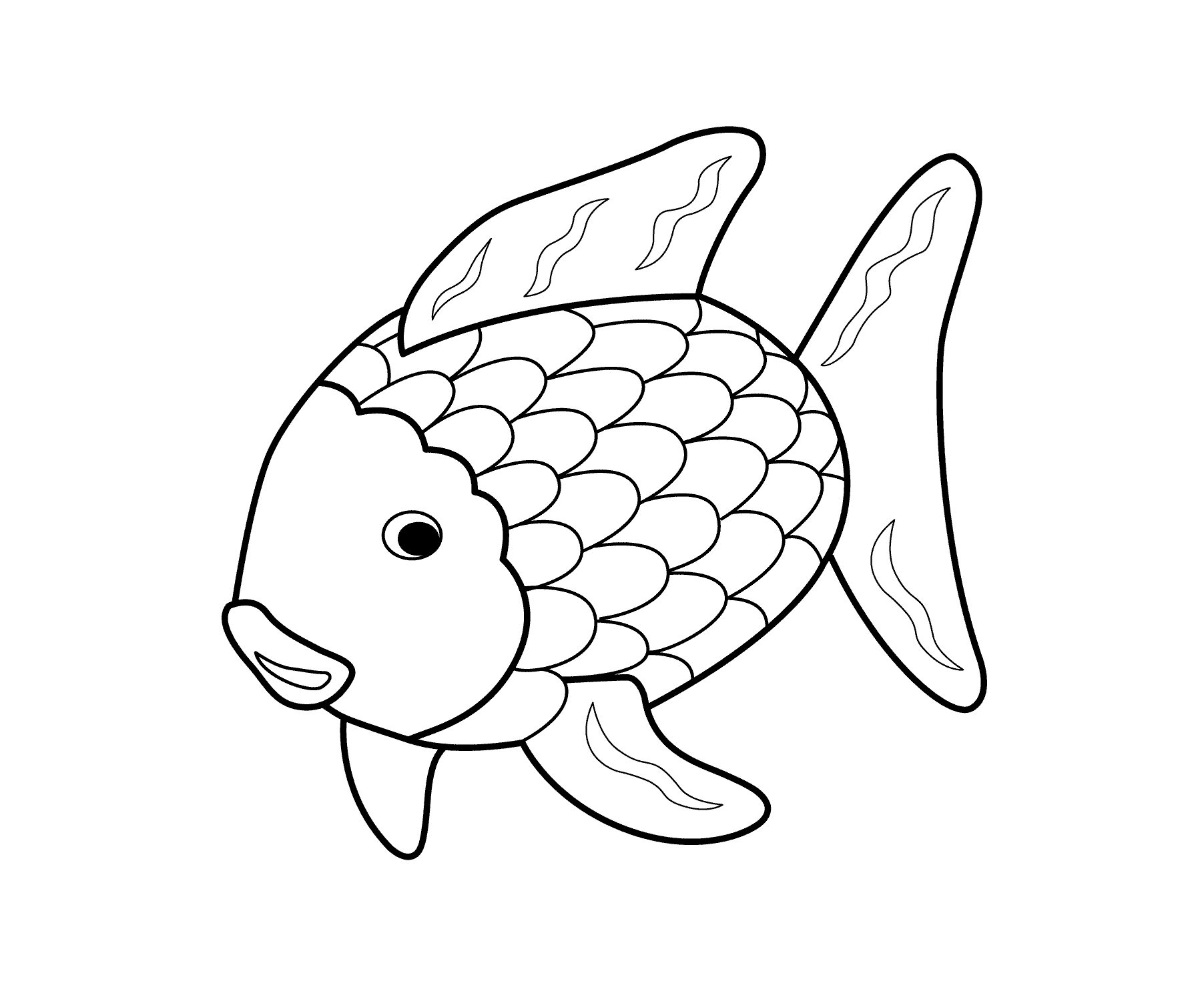 56 Fish Coloring Sheet 53