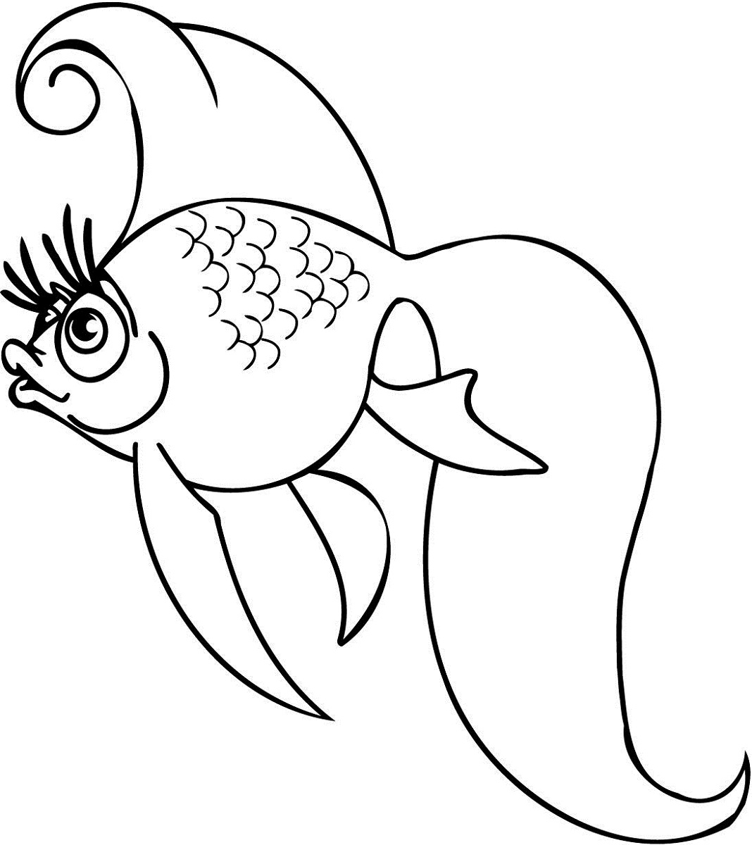 56 Fish Coloring Sheet 65