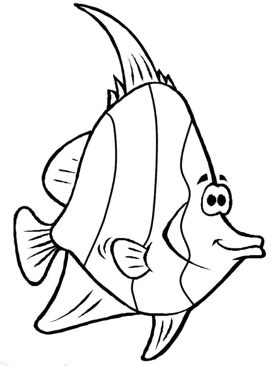 56 Fish Coloring Sheet 66