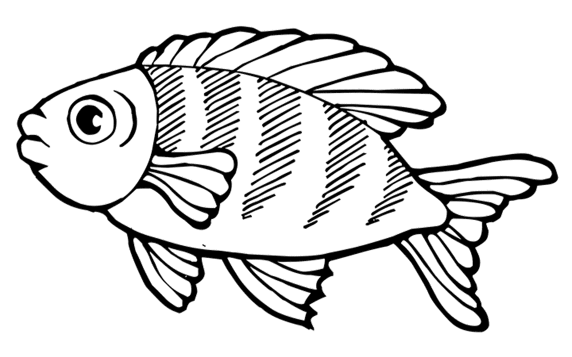 56 Fish Coloring Sheet 68