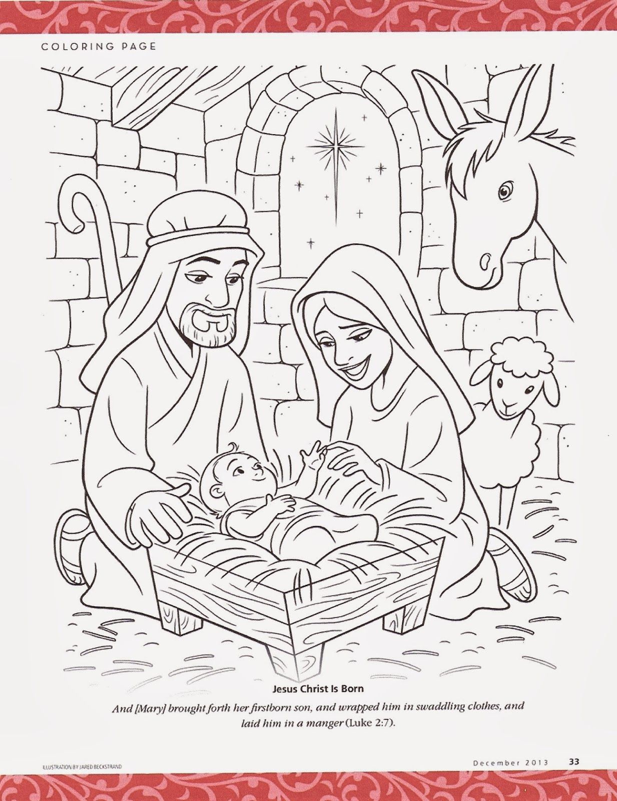 60 Children’S Christmas Coloring 6