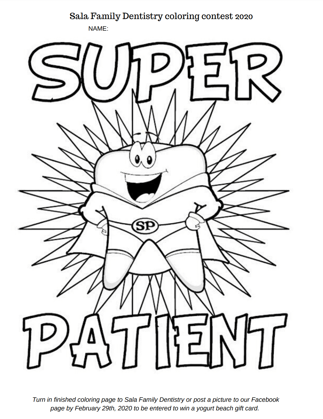 60 Dental Coloring Pages 45