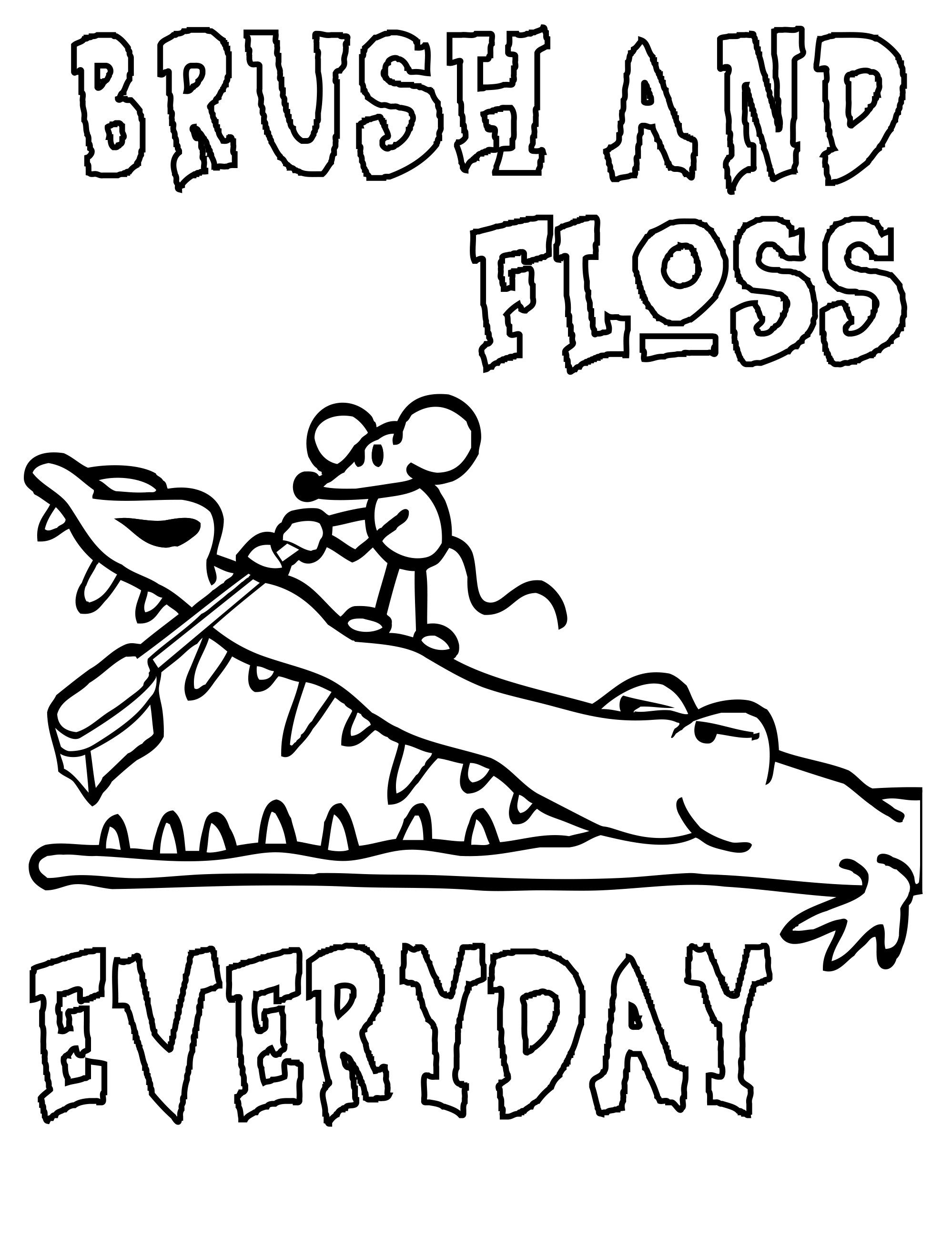 60 Dental Coloring Pages 47