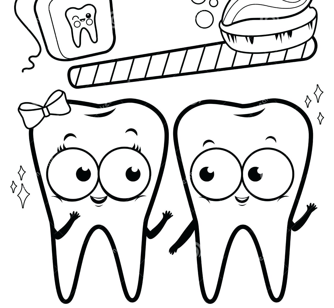 60 Dental Coloring Pages 48