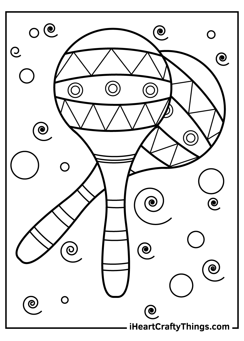 60 Music Coloring Sheets 52