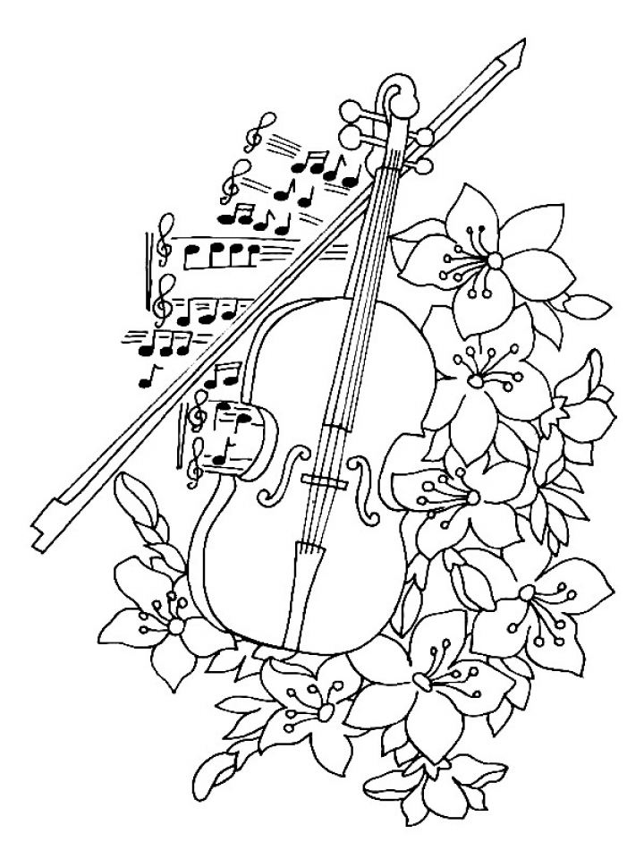 60 Music Coloring Sheets 53