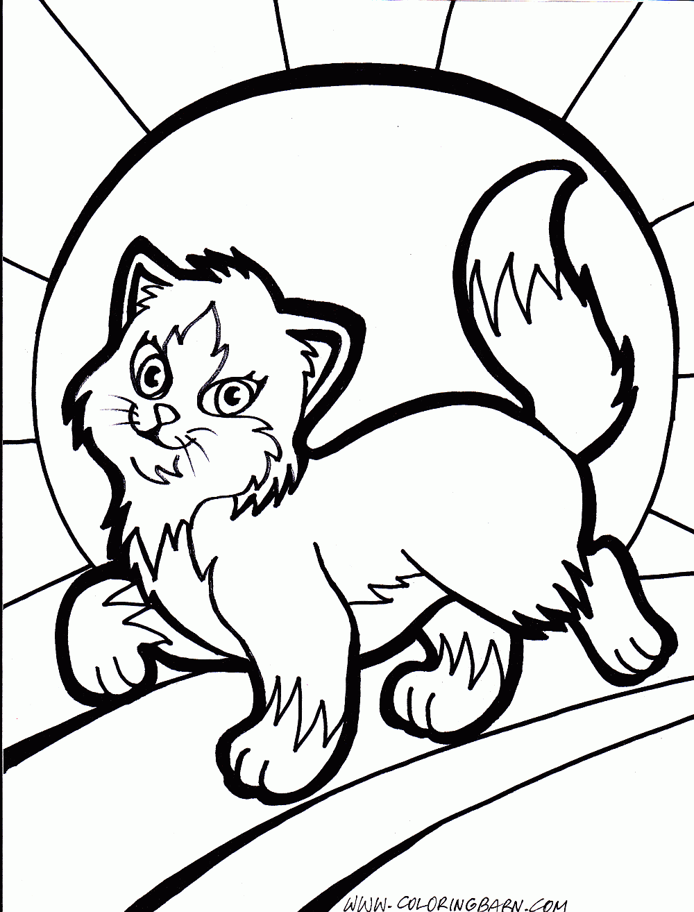 80 Printable Realistic Cat Coloring Pages 11