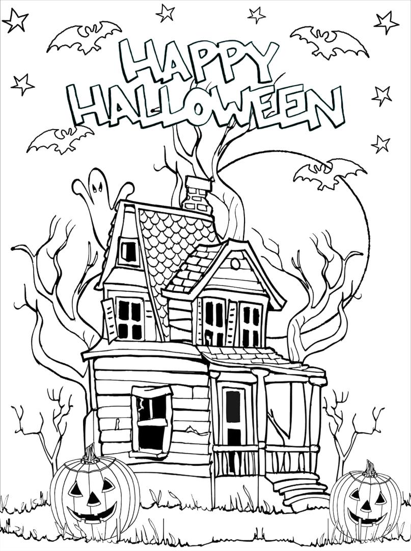 90 Free Halloween Printable Coloring Pages 63