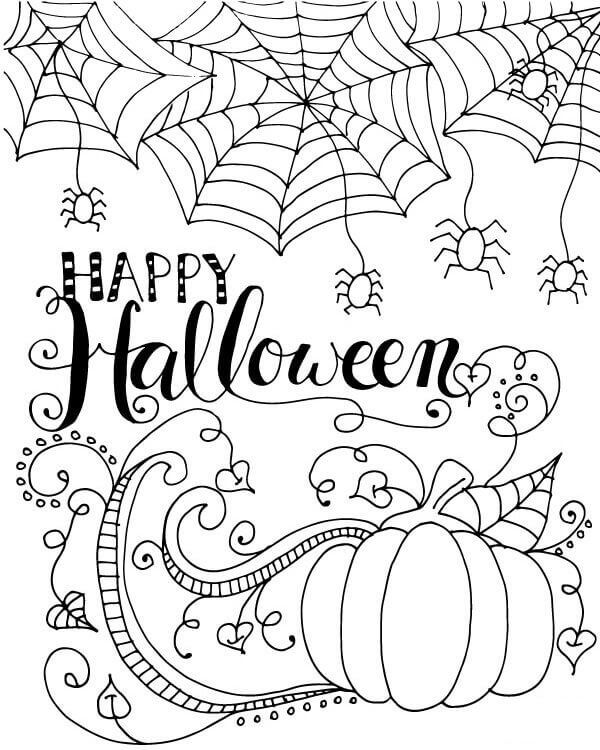 90 Free Halloween Printable Coloring Pages 68