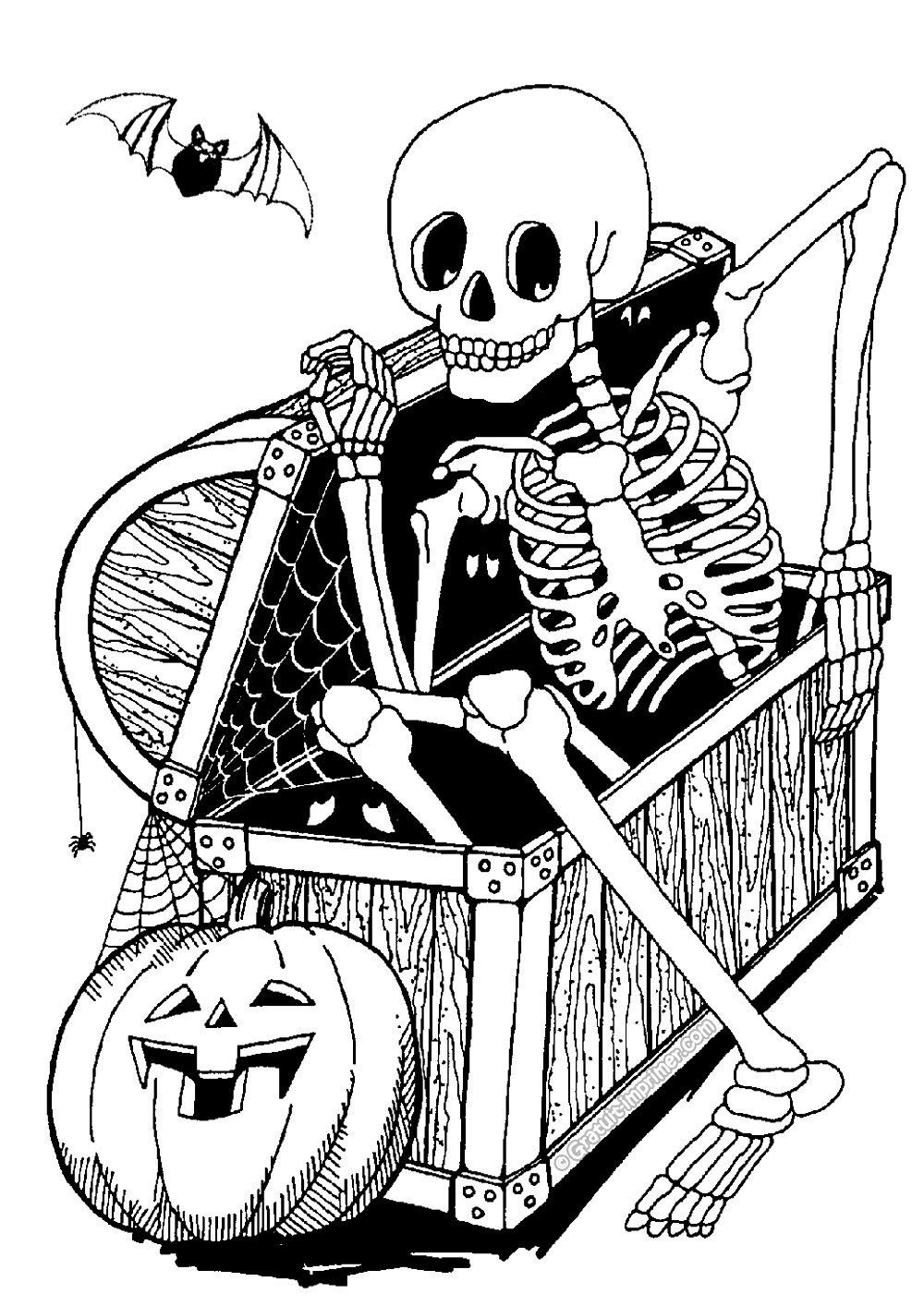 90 Free Halloween Printable Coloring Pages 70