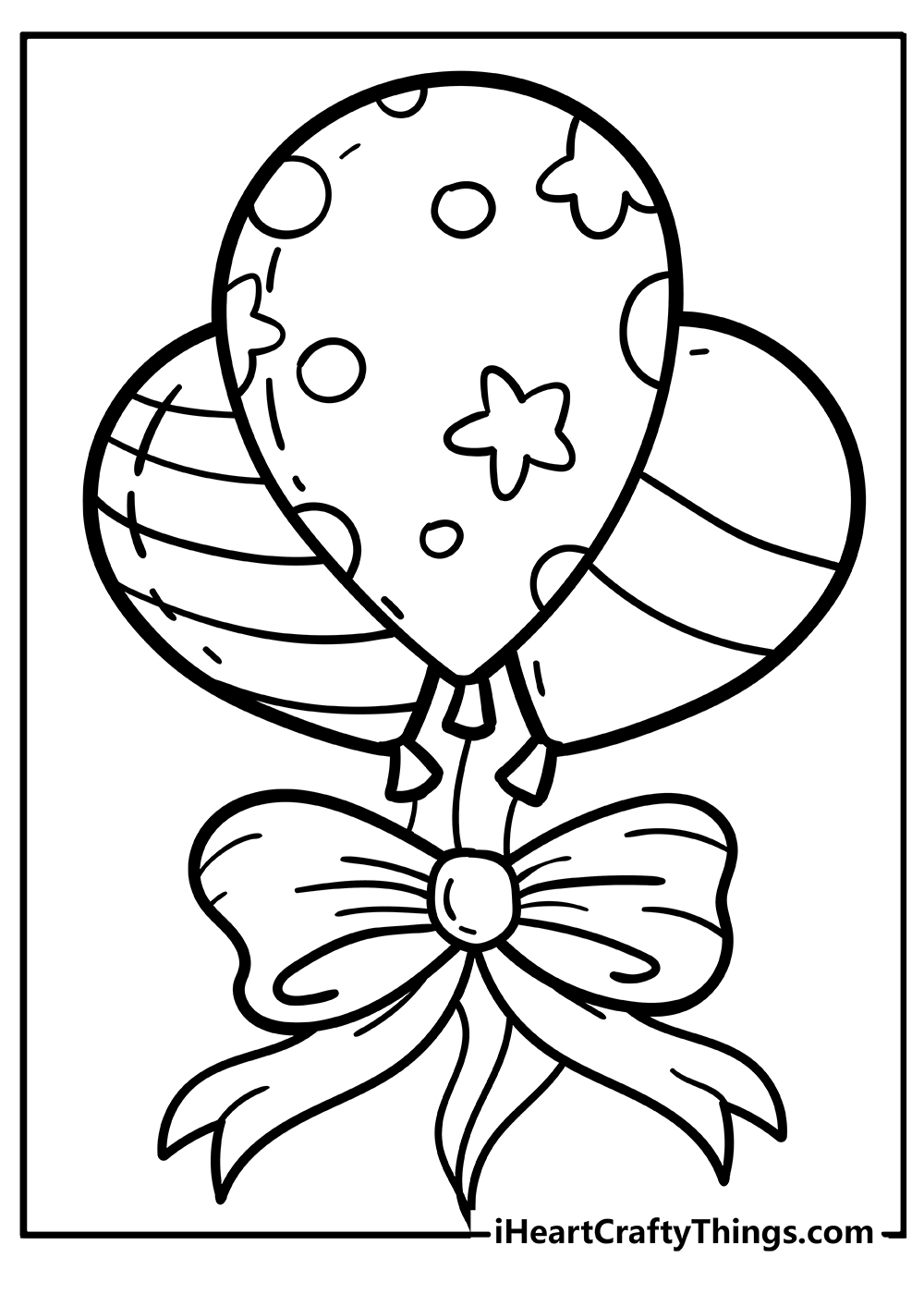 90 Printable Balloon Coloring Pages 22