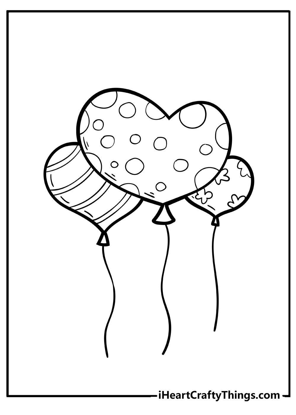 90 Printable Balloon Coloring Pages 23