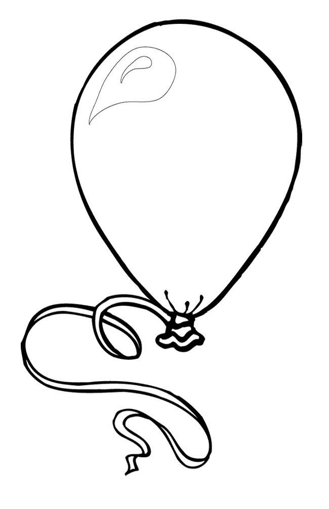 90 Printable Balloon Coloring Pages 27