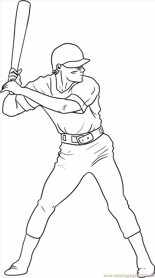 90 Printable Baseball Coloring Pages 80