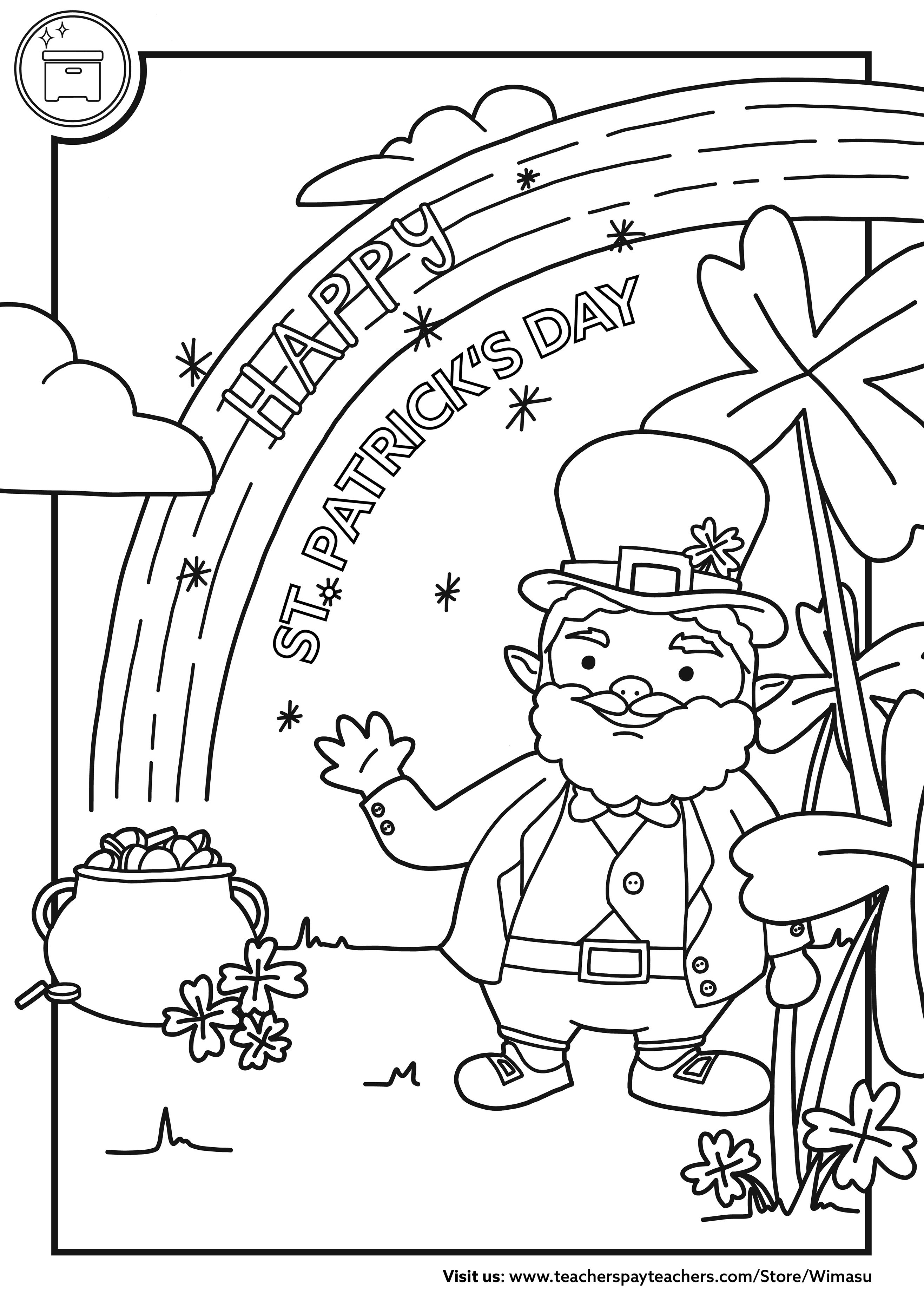 90 Printable Saint Patricks Day Coloring Pages 71