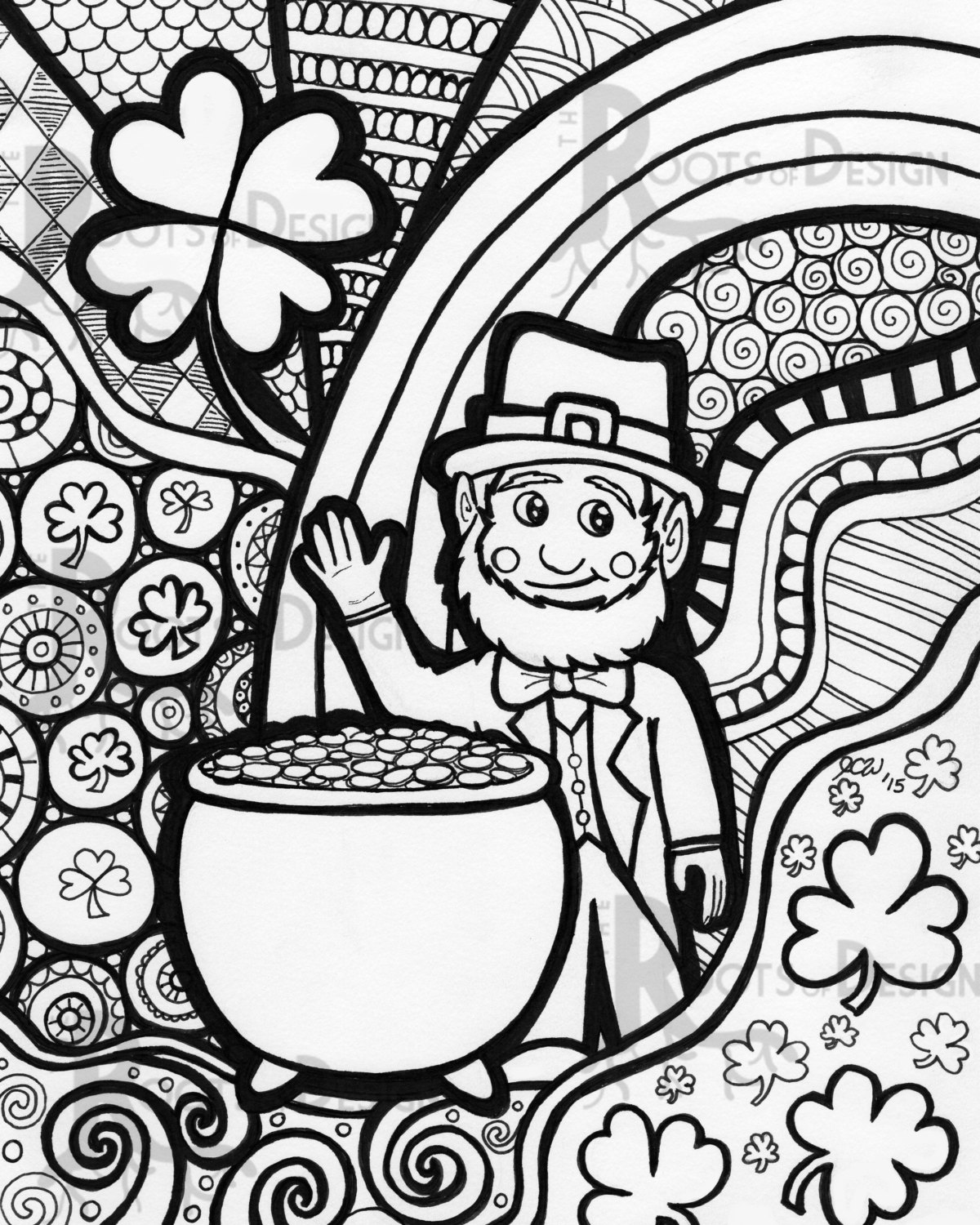 90 Printable Saint Patricks Day Coloring Pages 72