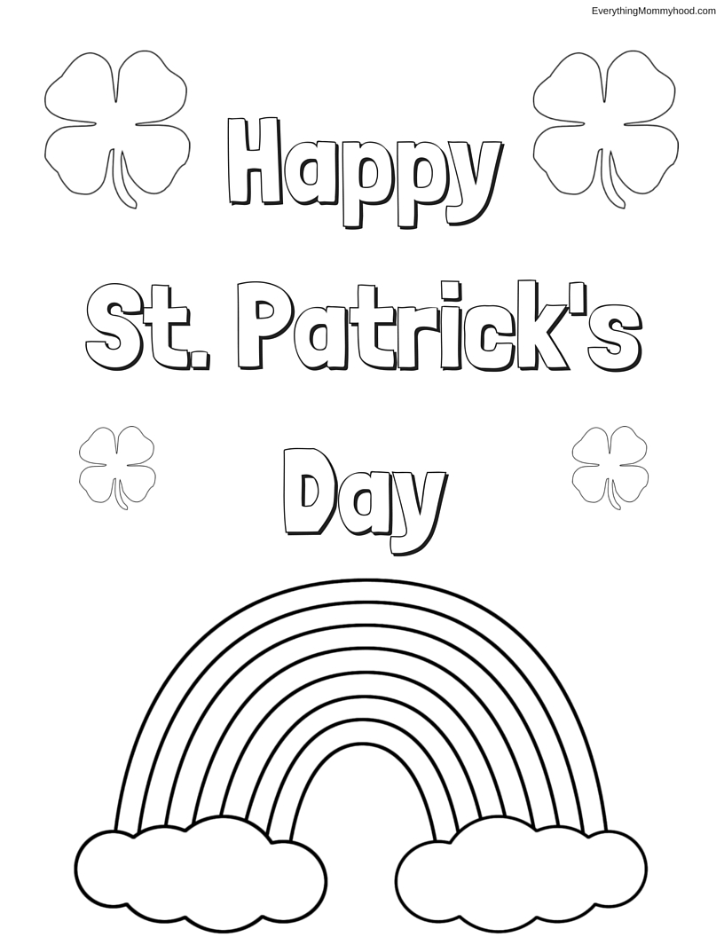 90 Printable Saint Patricks Day Coloring Pages 75