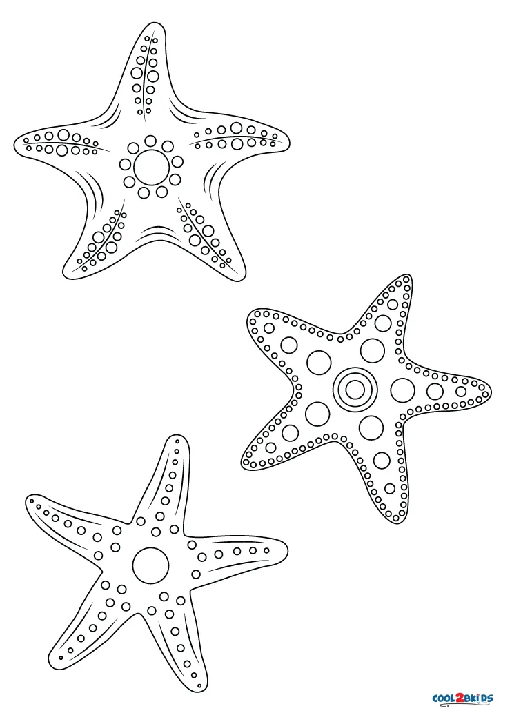 90 Printable Starfish Coloring Pages 89