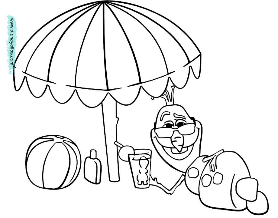 90 Printable Sunbathing Coloring Pages 48