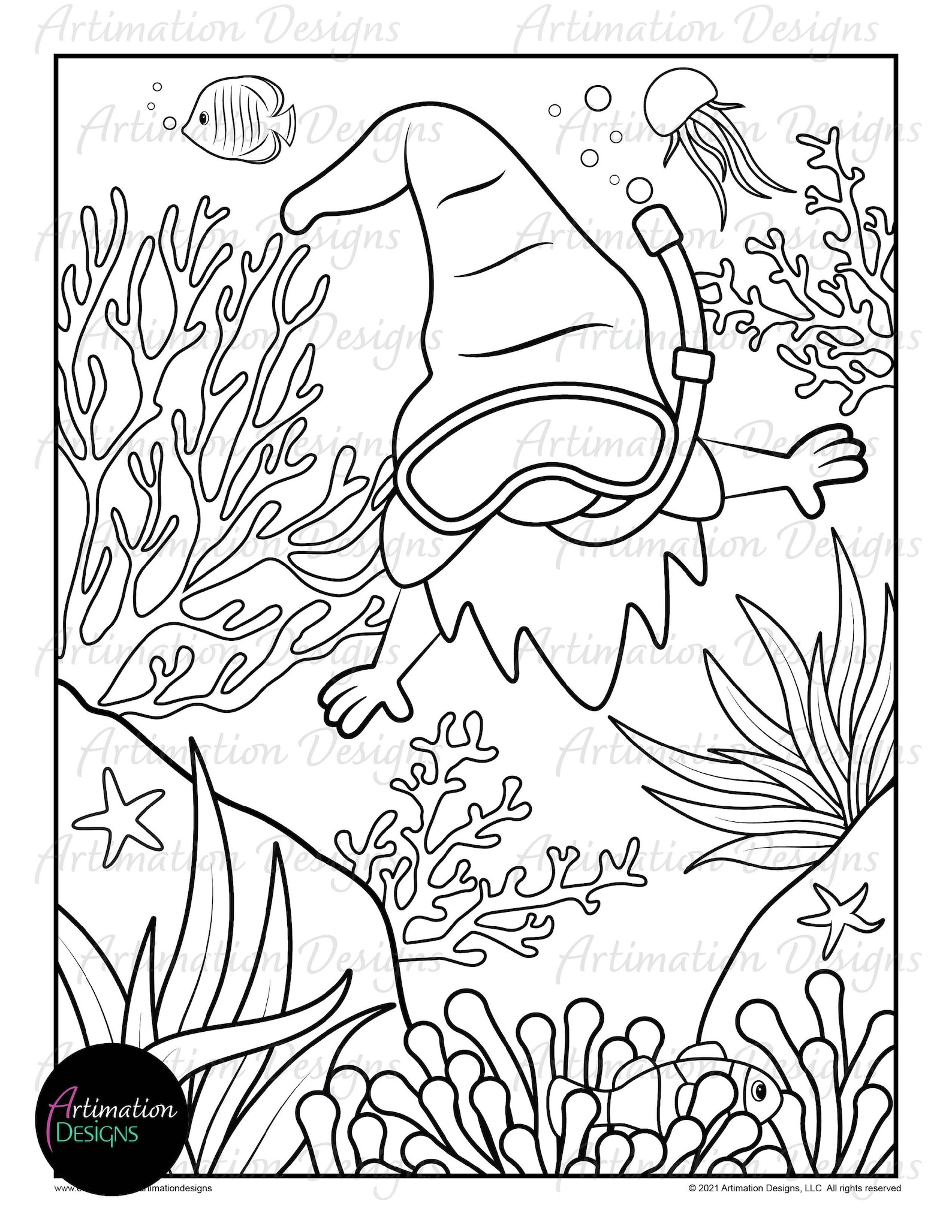 90 Printable Sunbathing Coloring Pages 52