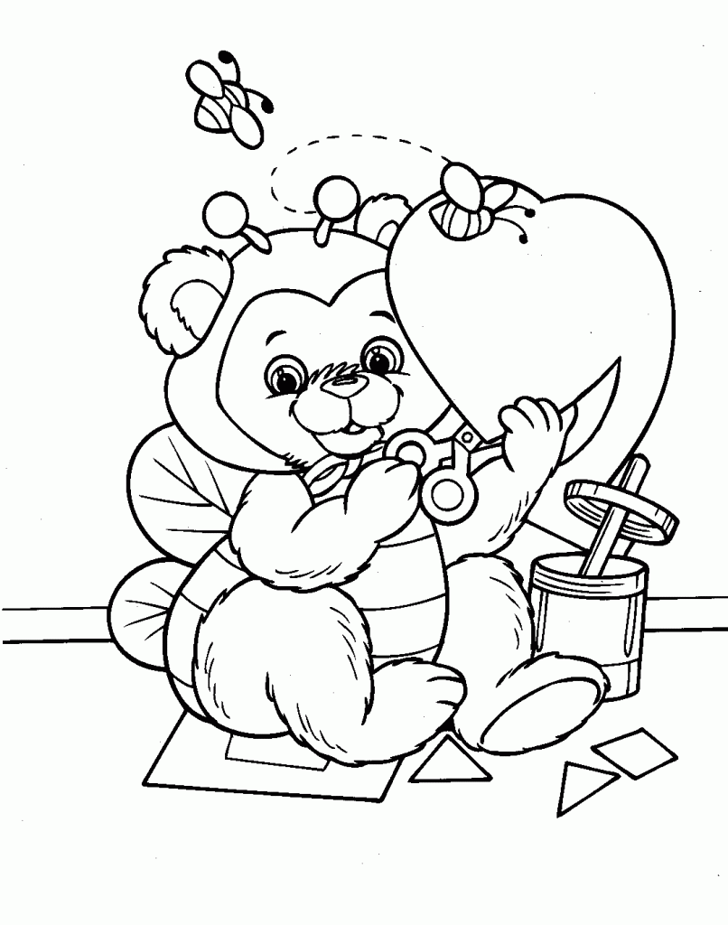 90 Printable Valentines Day Coloring Sheet 38