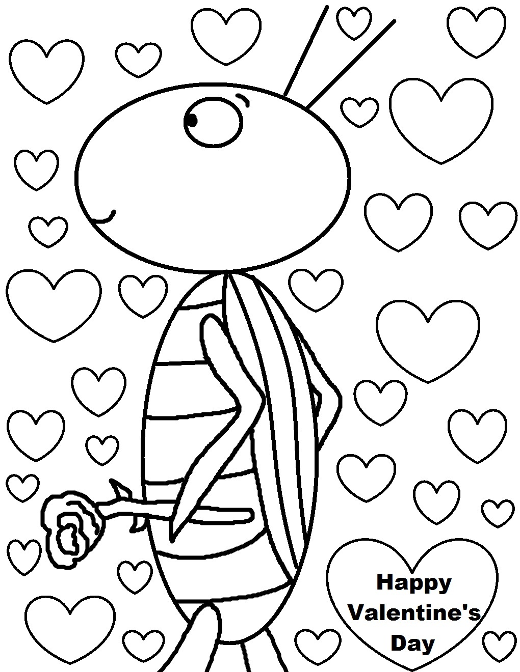 90 Printable Valentines Day Coloring Sheet 39