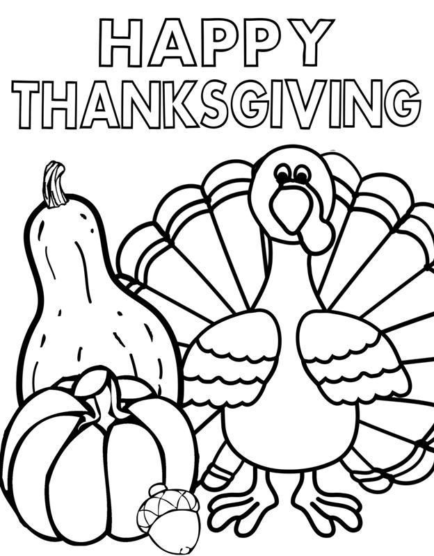 90 Thanksgiving Printable Coloring Pages 21