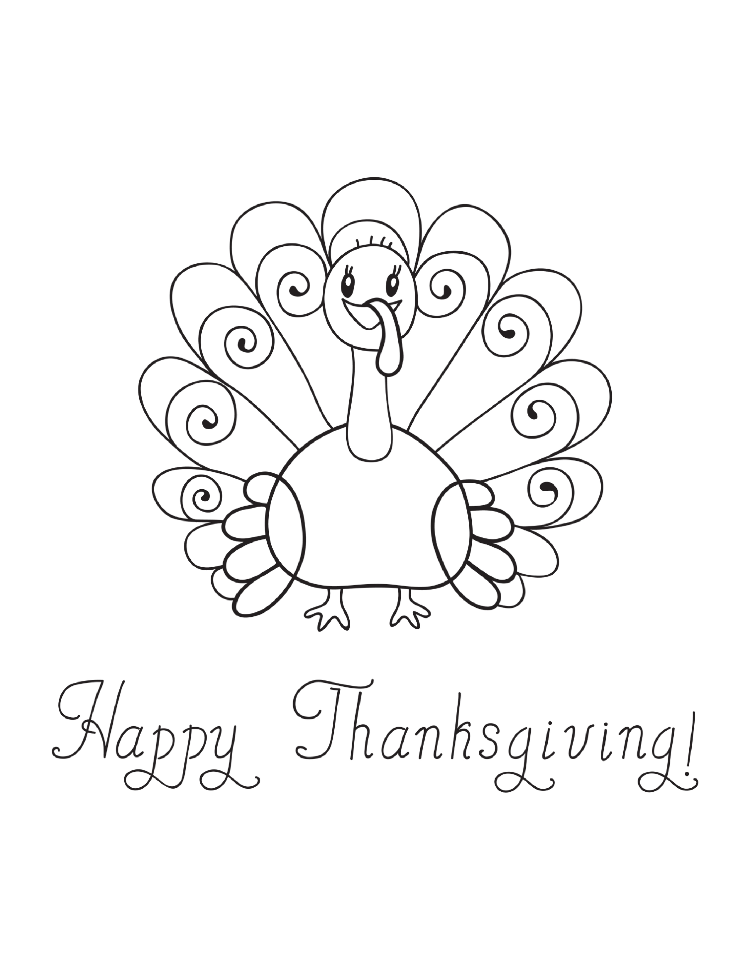 90 Thanksgiving Printable Coloring Pages 25