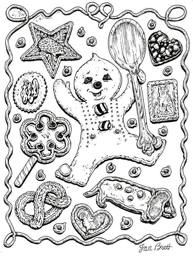 Get 85 Gingerbread Coloring Pages Printable Ideas 30