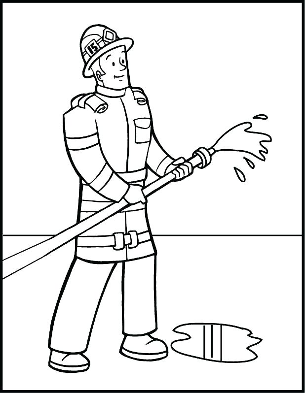 60 Printable Fireman Coloring Pages 16