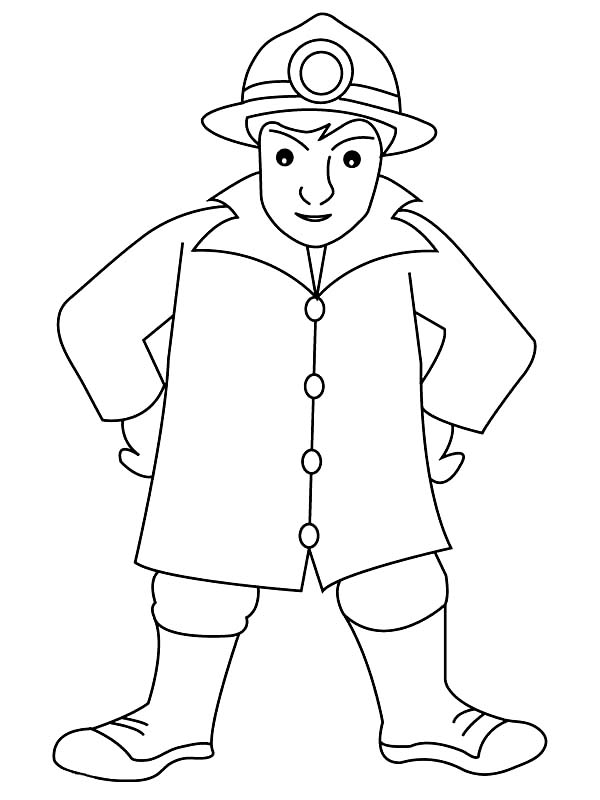 60 Printable Fireman Coloring Pages 17