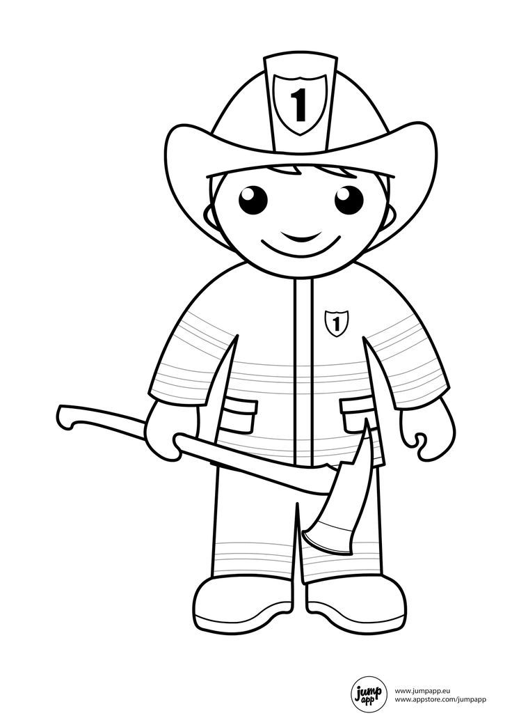 60 Printable Fireman Coloring Pages 21